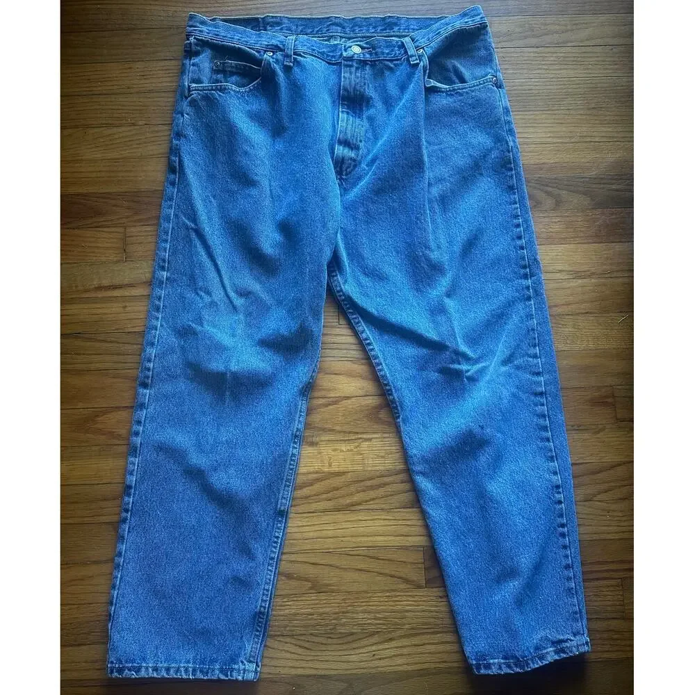 Wrangler Relaxed Fit Jeans 40x30 Classic Denim Casual Everyday Workwear